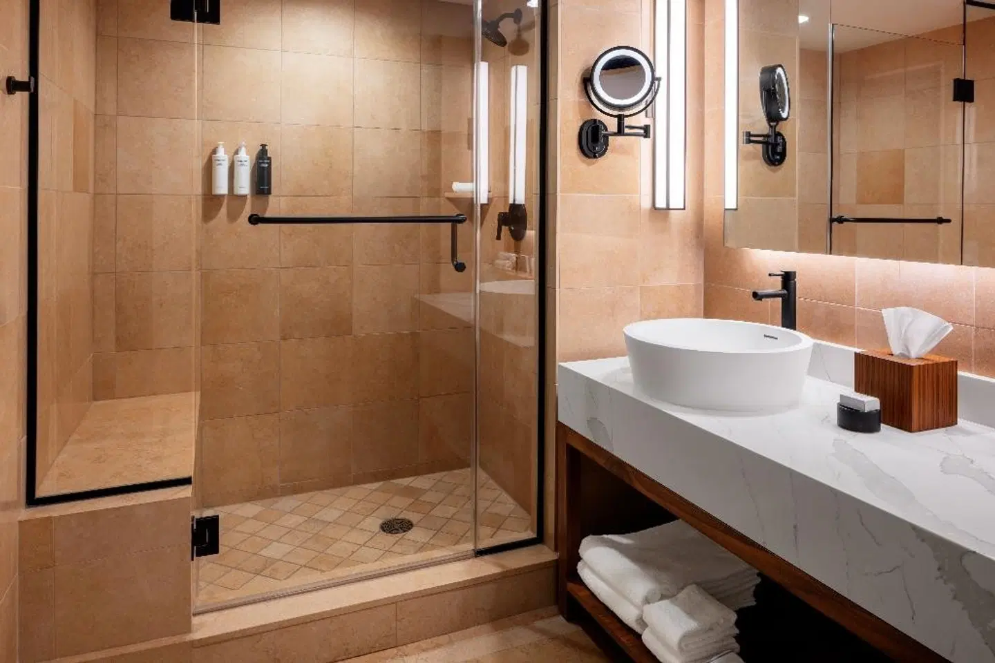 Nobu Hotel at Caesars Atlantic City Badezimmer