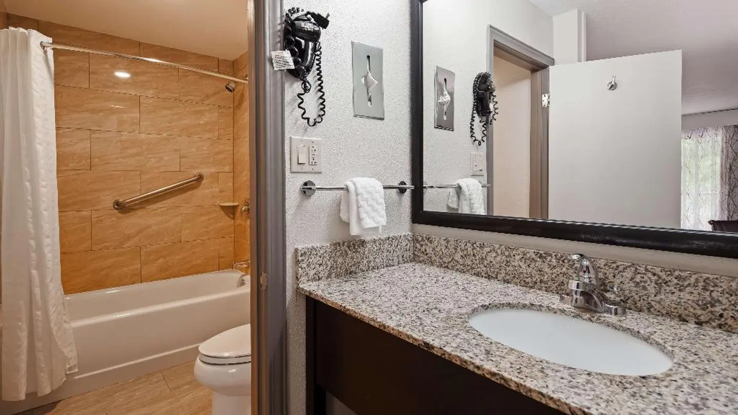 Best Western Asheville Tunnel Road Badezimmer
