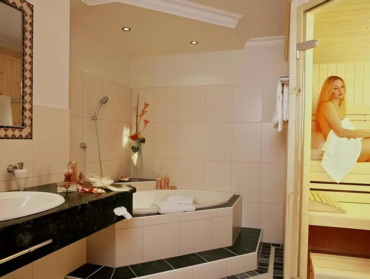 Appartements Alpenschlössl Badezimmer