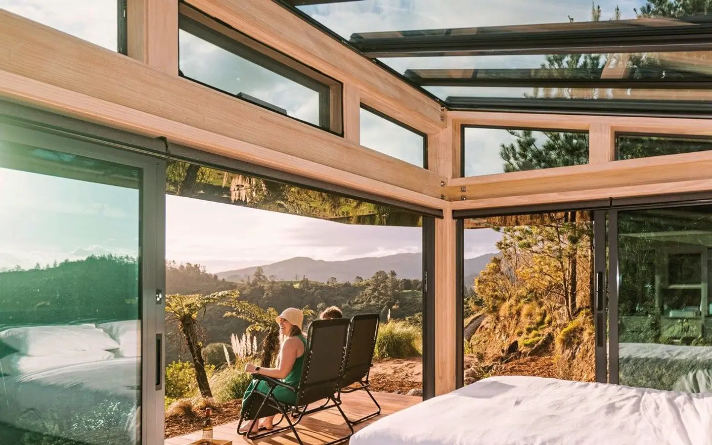 Ruru PurePod Terrasse
