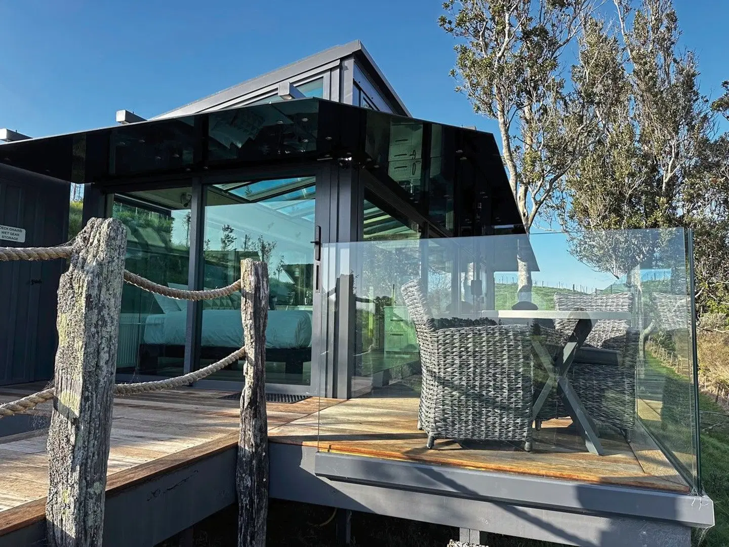 Rewarewa PurePod Terrasse