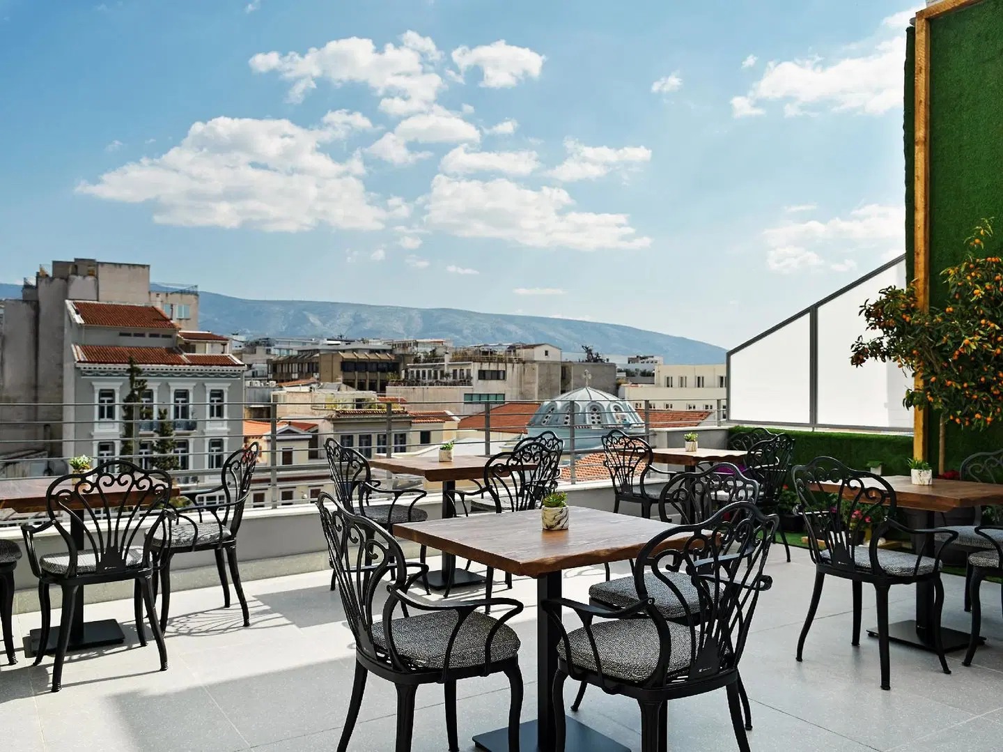 Athens City View Urban Suites Terrasse