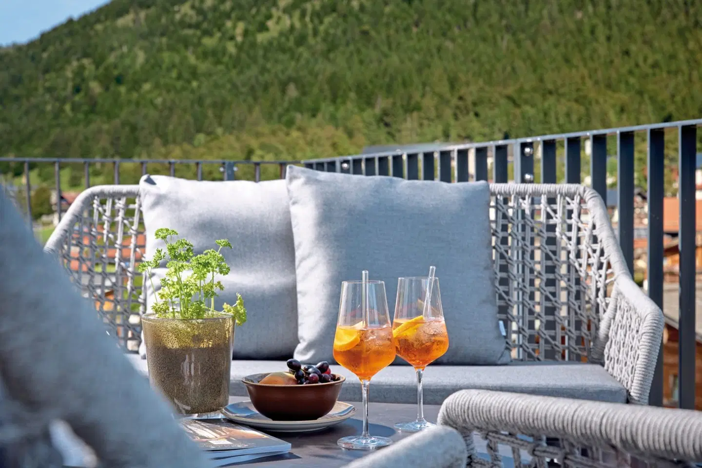 BergBuddies Terrasse