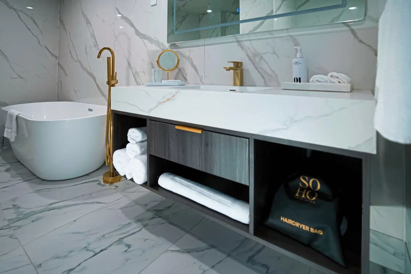 SOHO Hotel Badezimmer