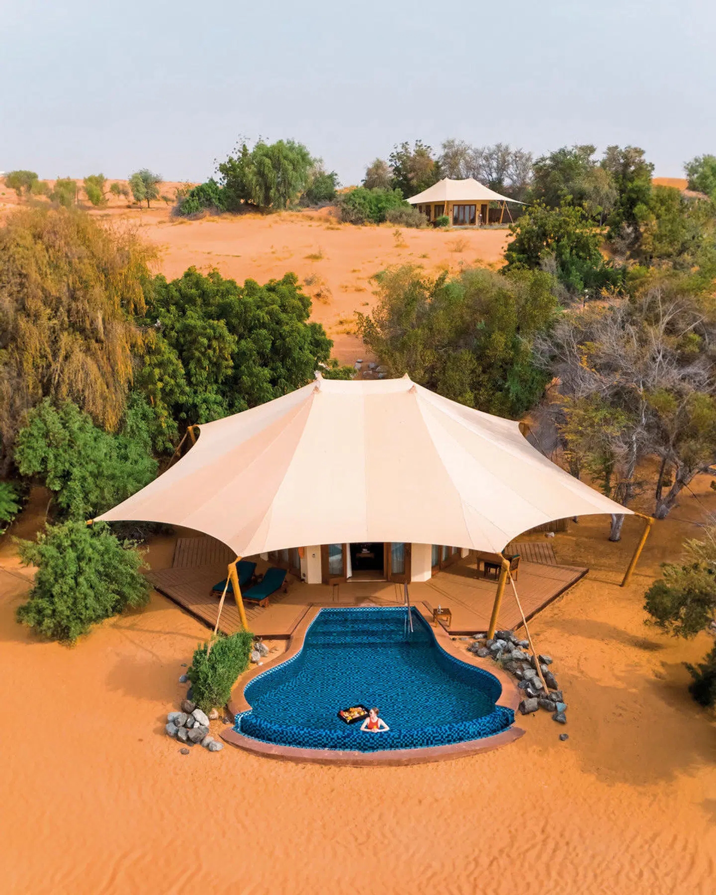 Al Maha, A Luxury Collection Desert Resort & Spa Terrasse