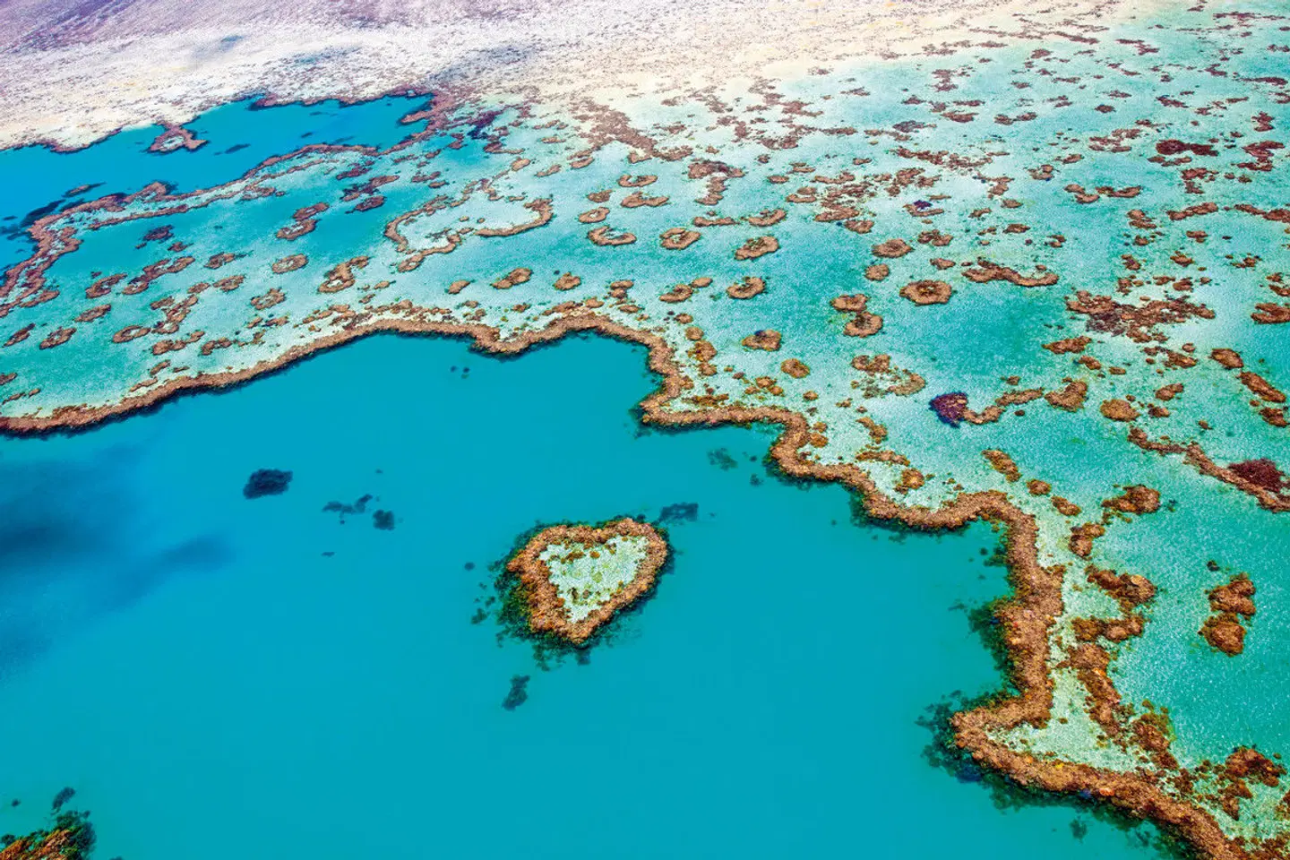 Kontrastreiches Australien Landkarte