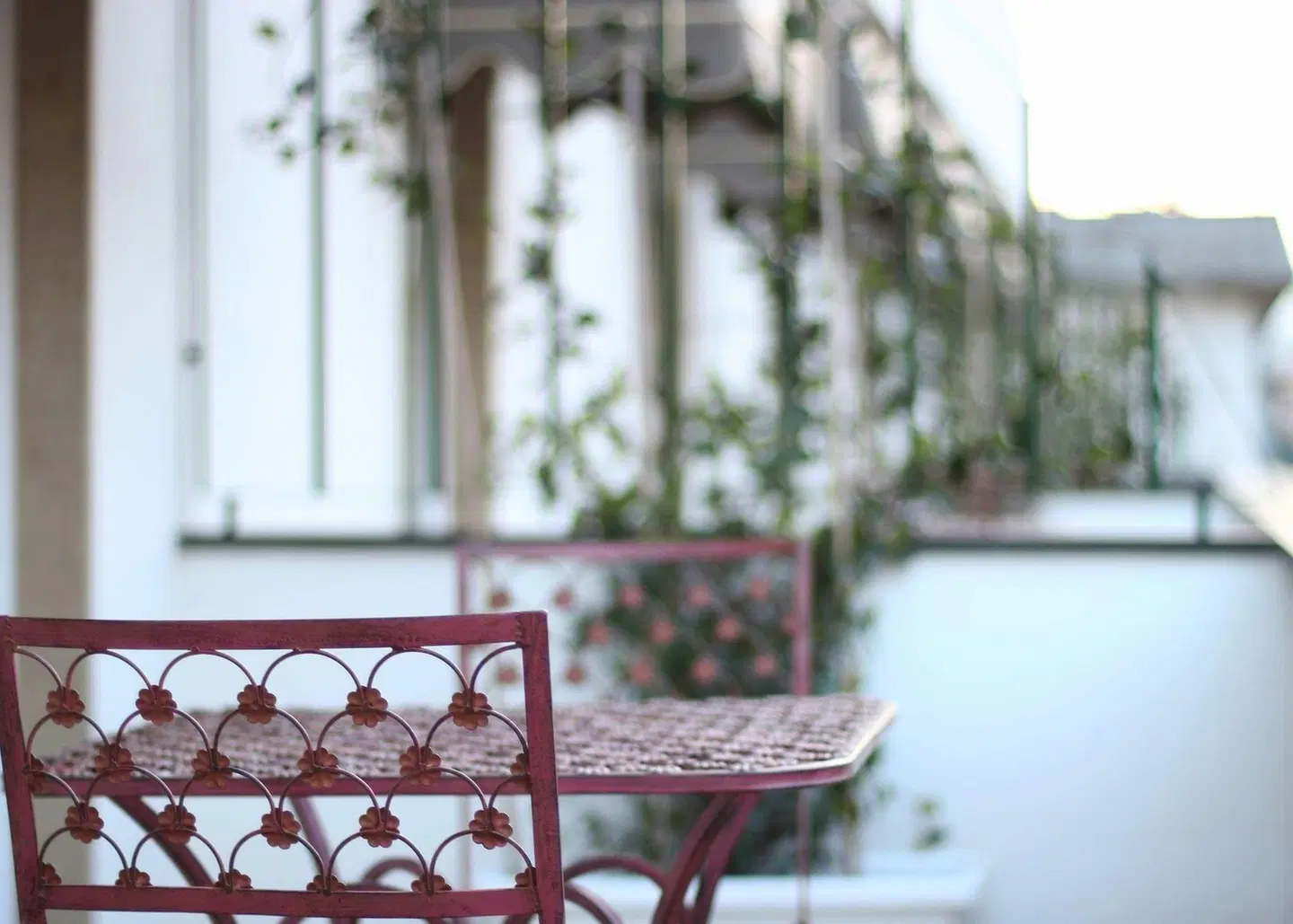 Stelle Hotel The Businest Terrasse