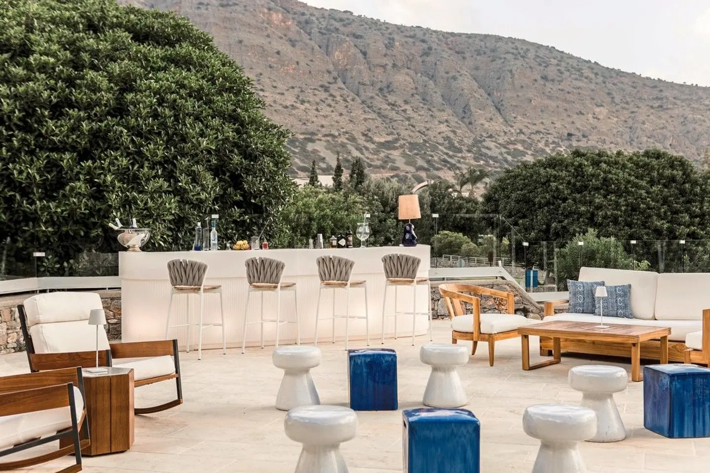 Phãea Blue, Elounda, Crete Terrasse