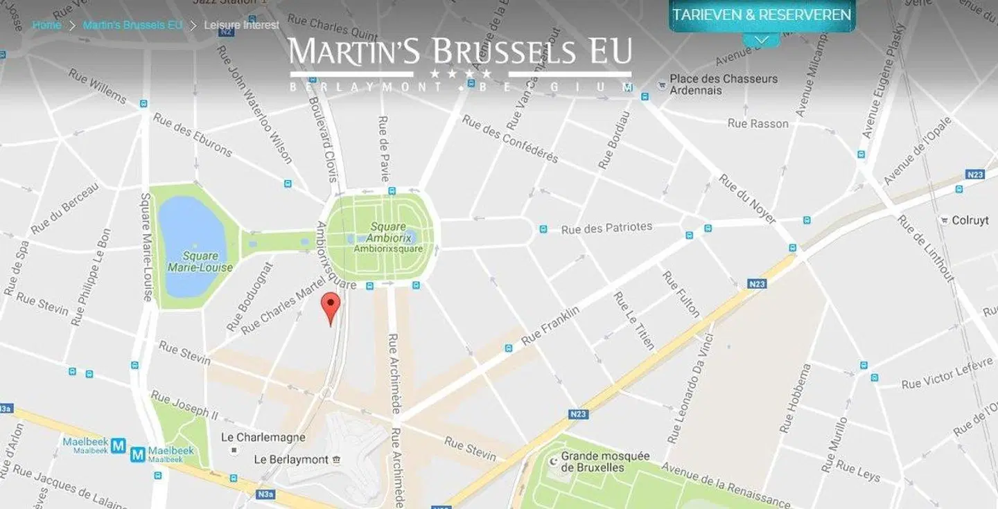 Martin's Brussels EU Landkarte
