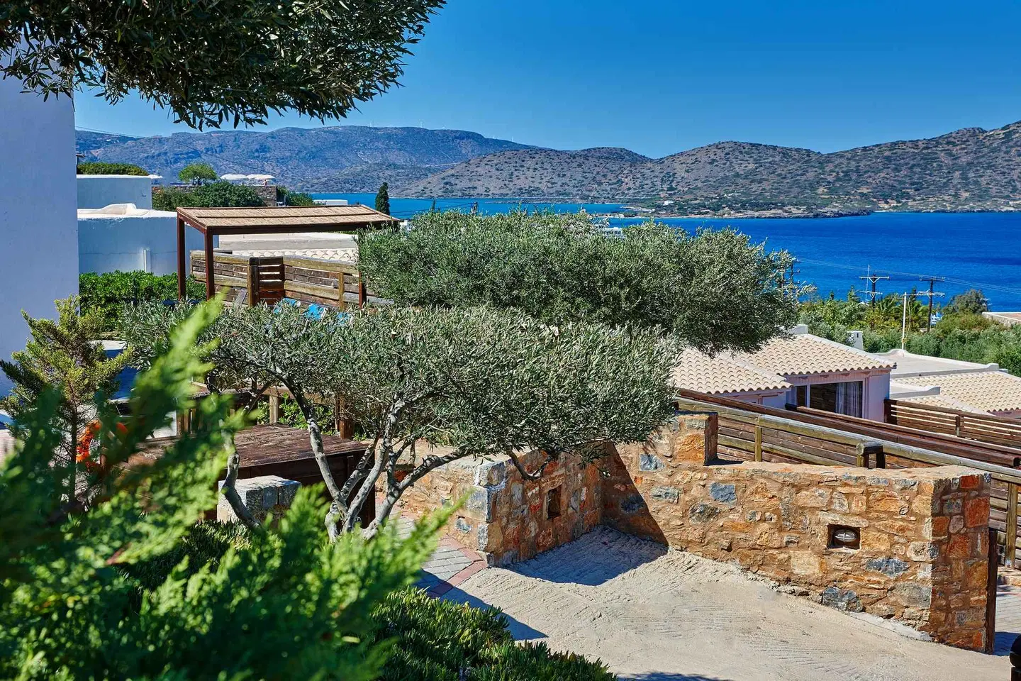 Elounda Eleon Villas Garten