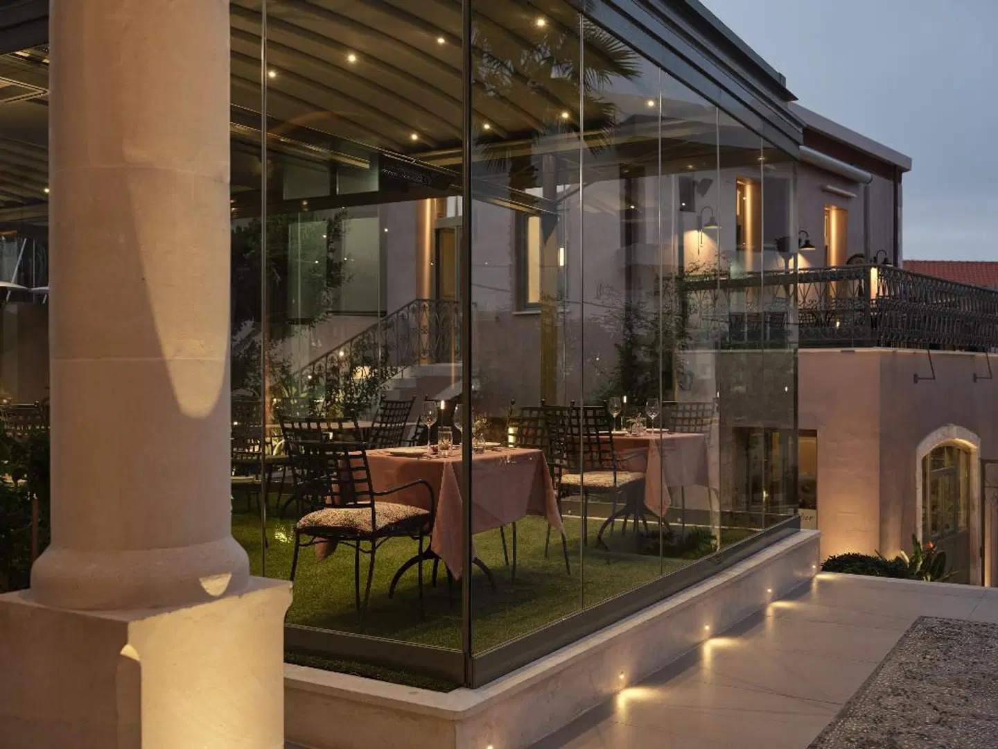 Domus Blanc Boutique Hotel Terrasse