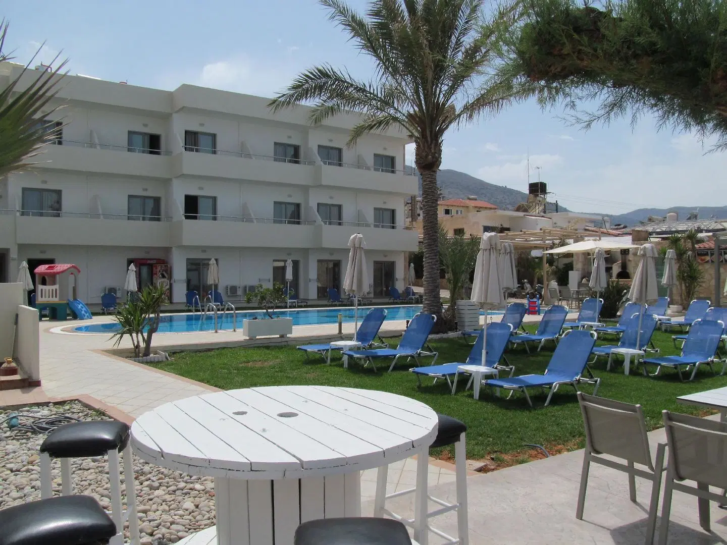 Malliotakis Beach Hotel Terrasse