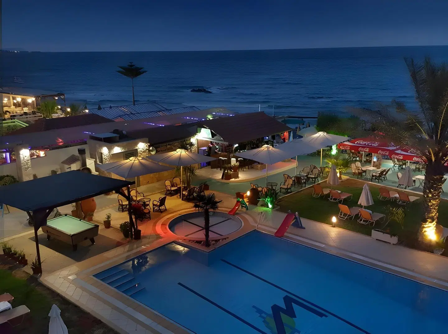 Malliotakis Beach Hotel Terrasse