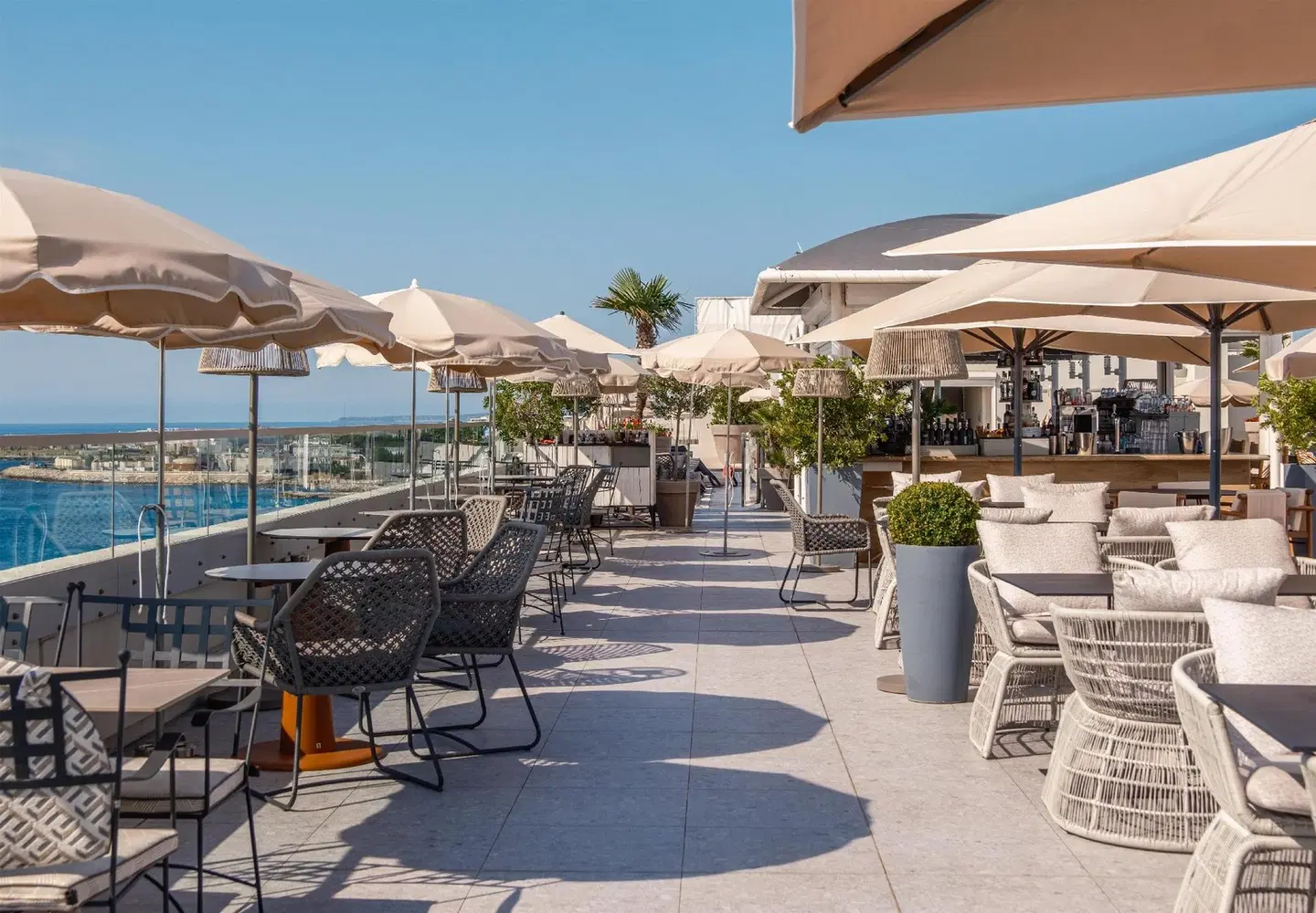 Radisson Blu Hotel, Nice Terrasse