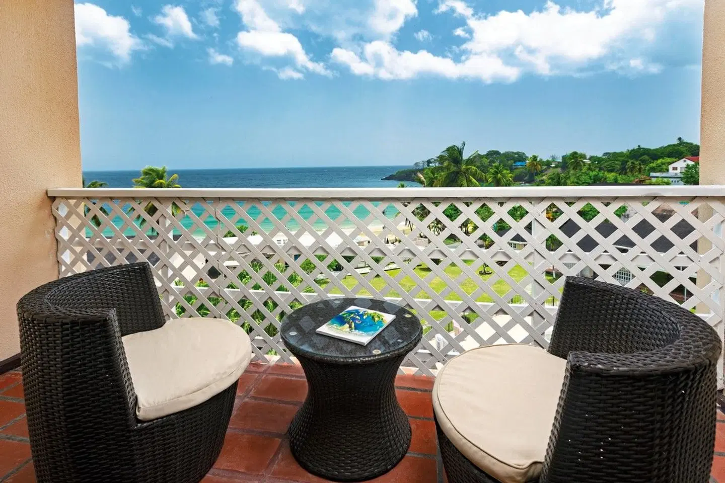 Grafton Beach Resort Terrasse