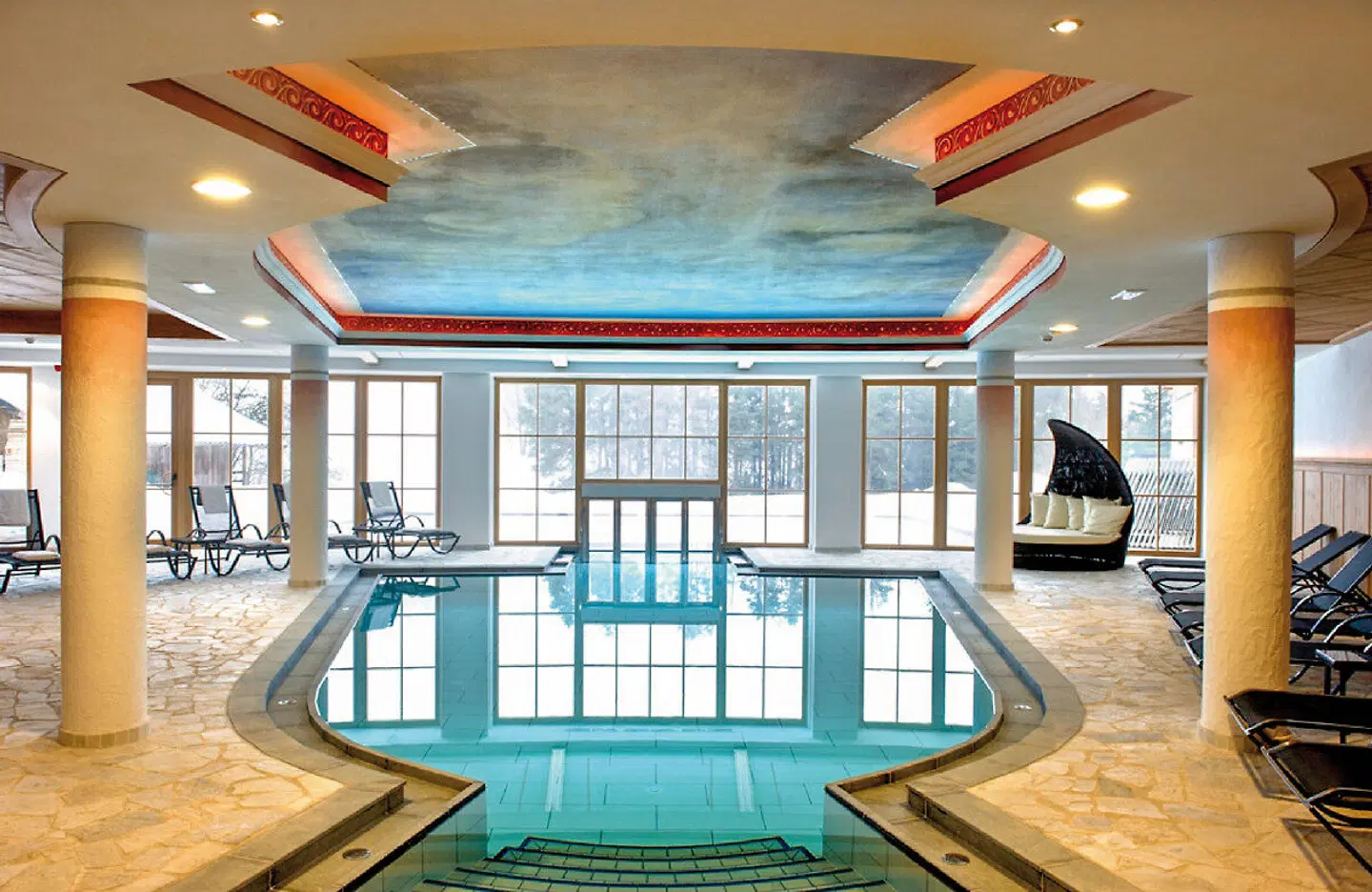 Chalet Tianes Hallenbad