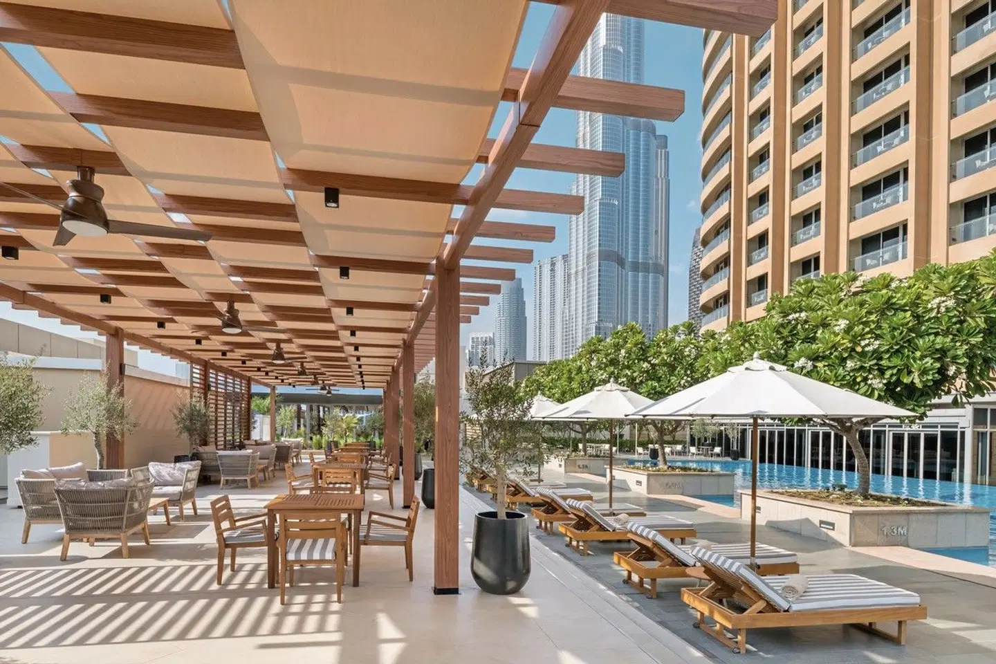 Kempinski Central Avenue Dubai Terrasse