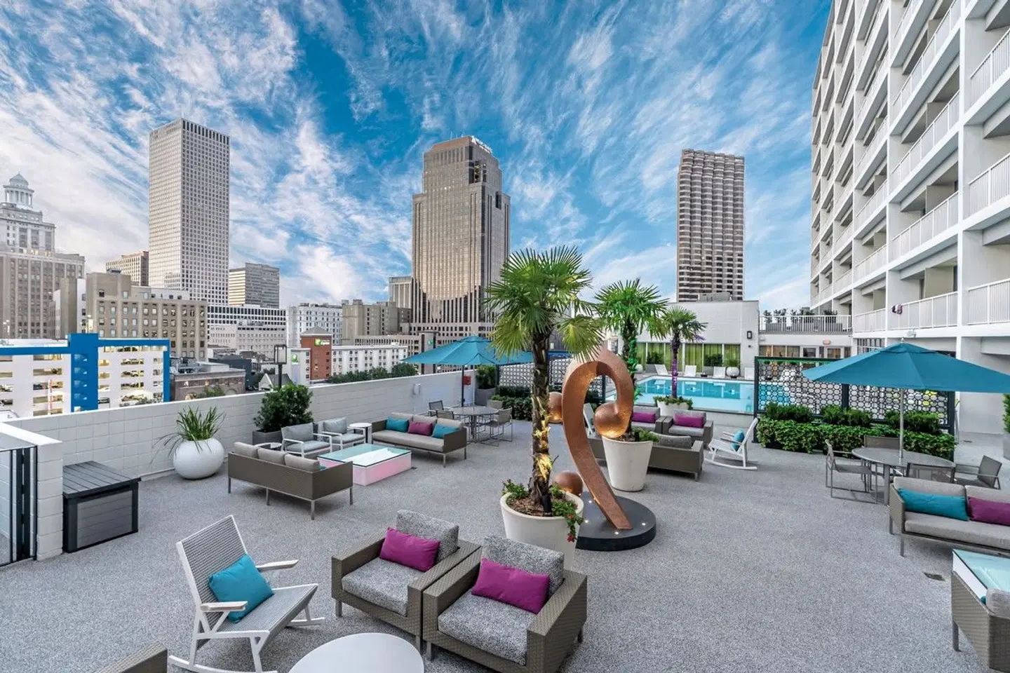 Holiday Inn New Orleans - Downtown Superdome Terrasse