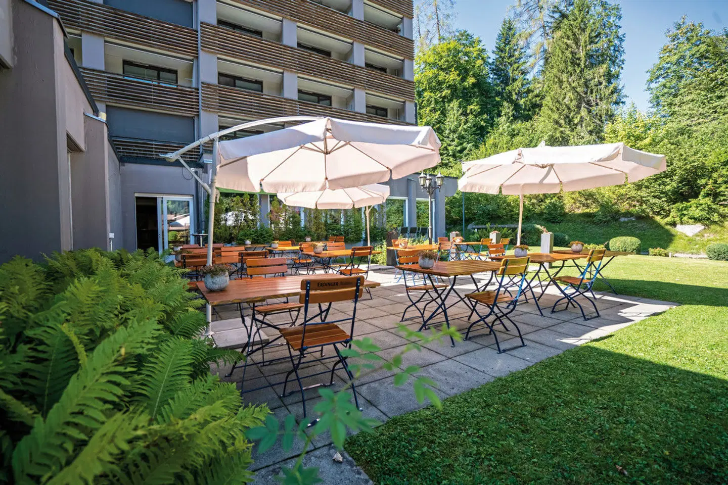 Hotel Des Alpes Garten
