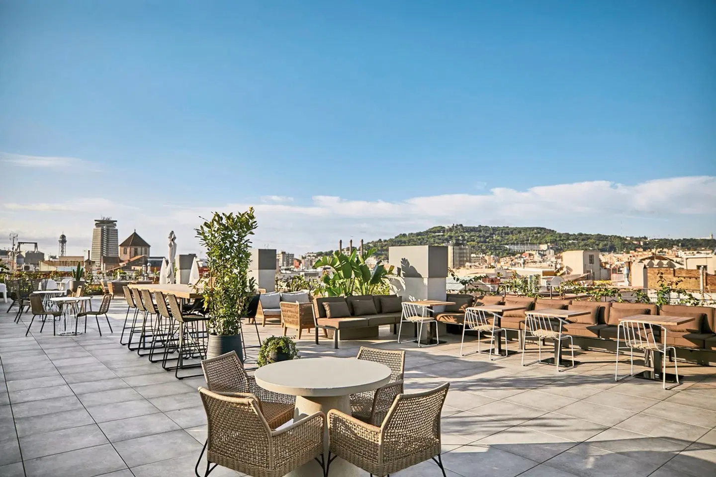 Hotel Silken Ramblas Barcelona Terrasse