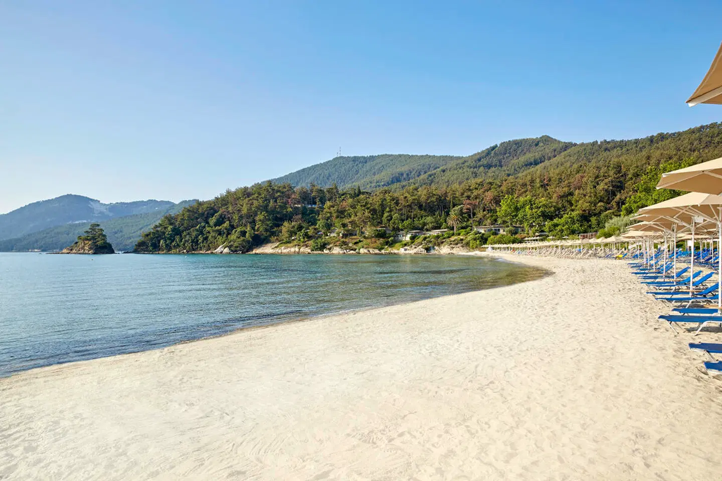 Makryammos Bungalows Strand