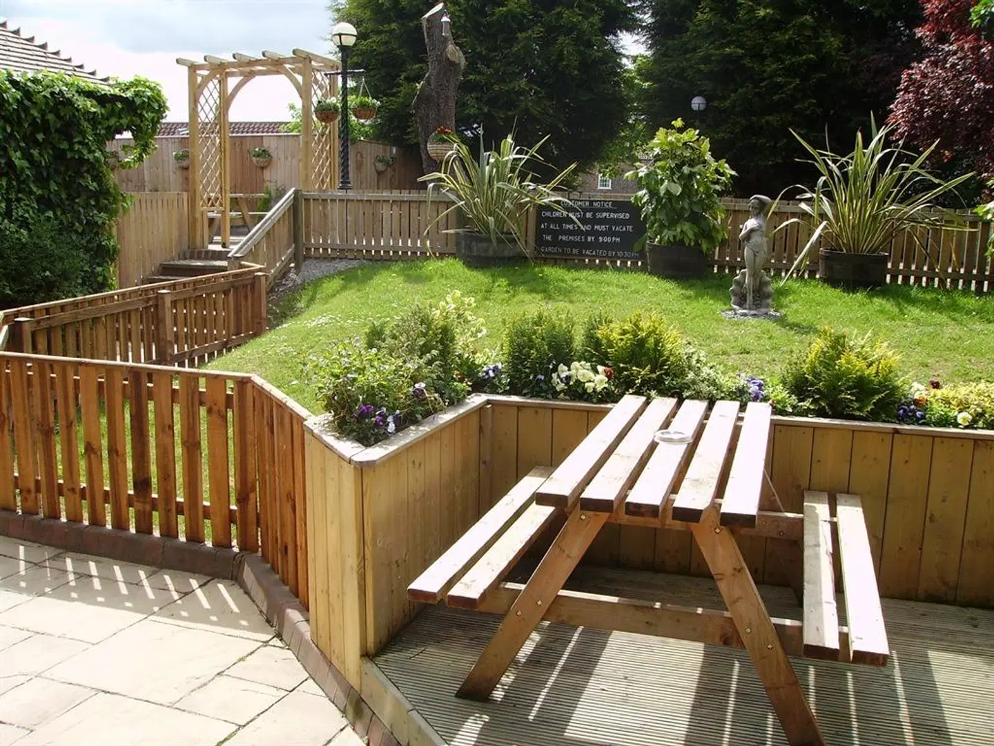 The Stockton Arms Hotel Garten