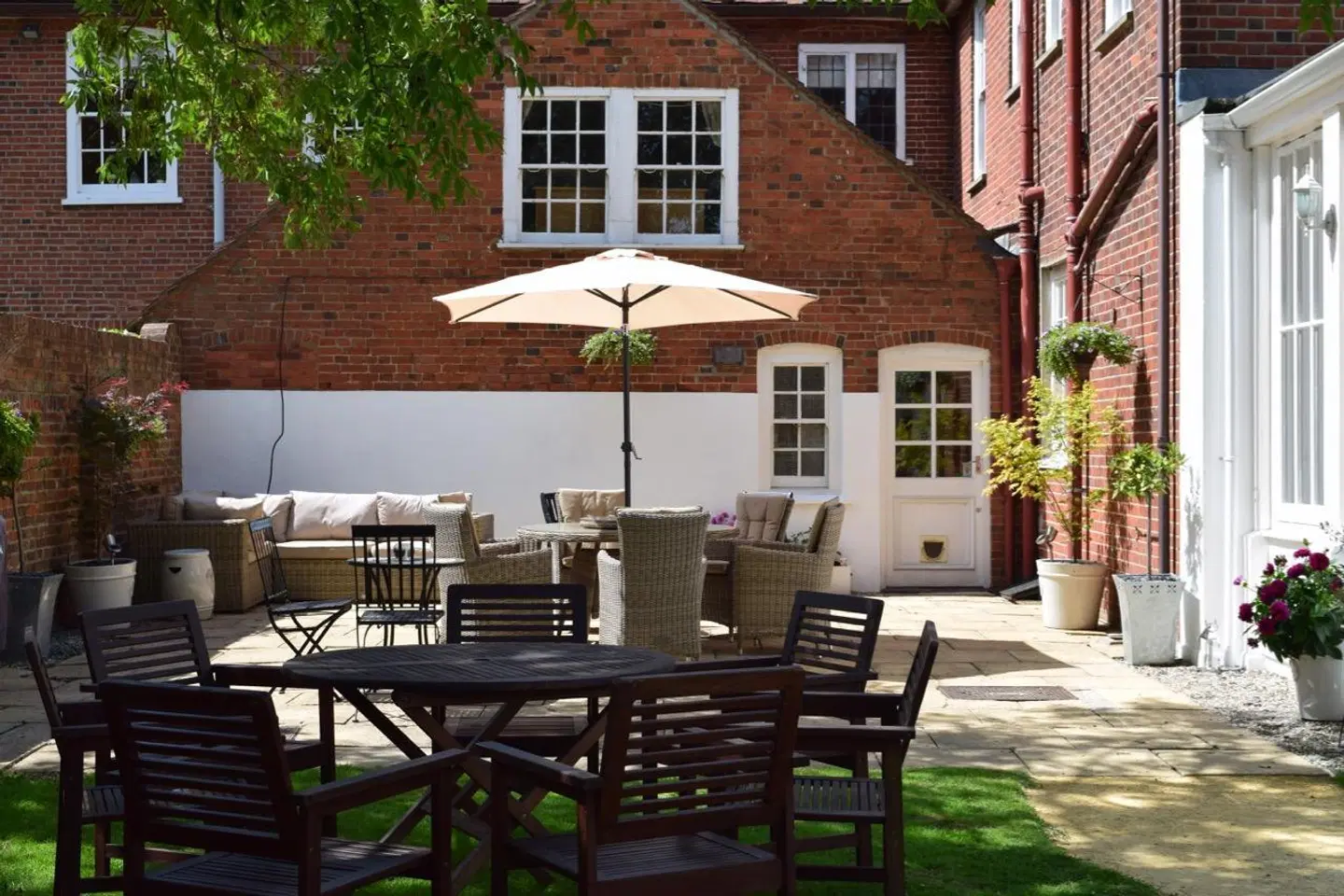 Downham Hall Terrasse