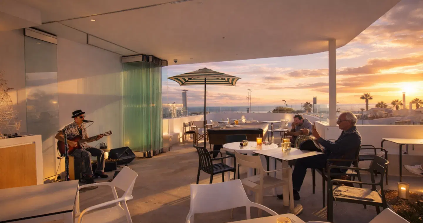 Apartamentos La Peñita Terrasse