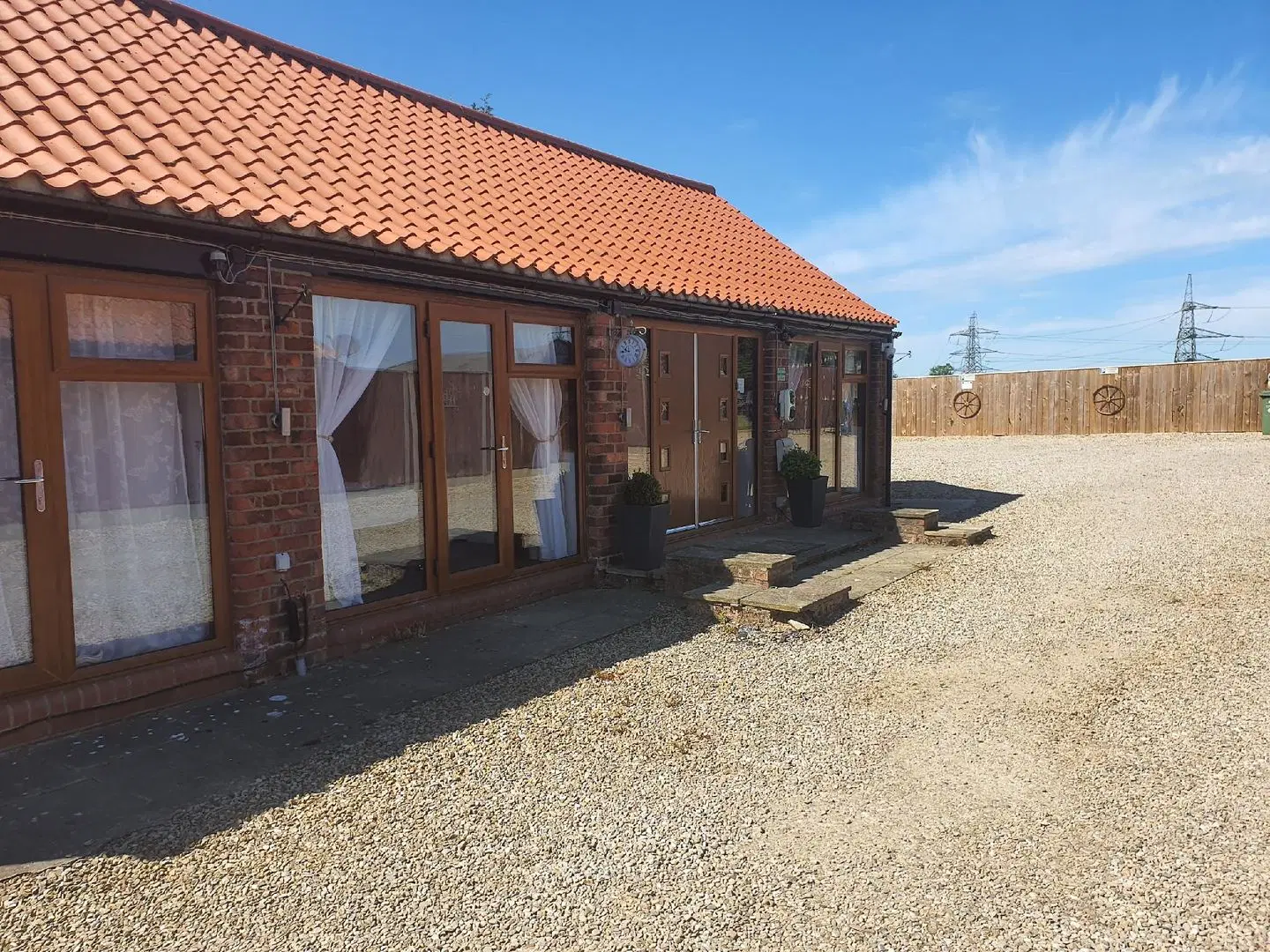 Thorpe Thewles Lodge Terrasse