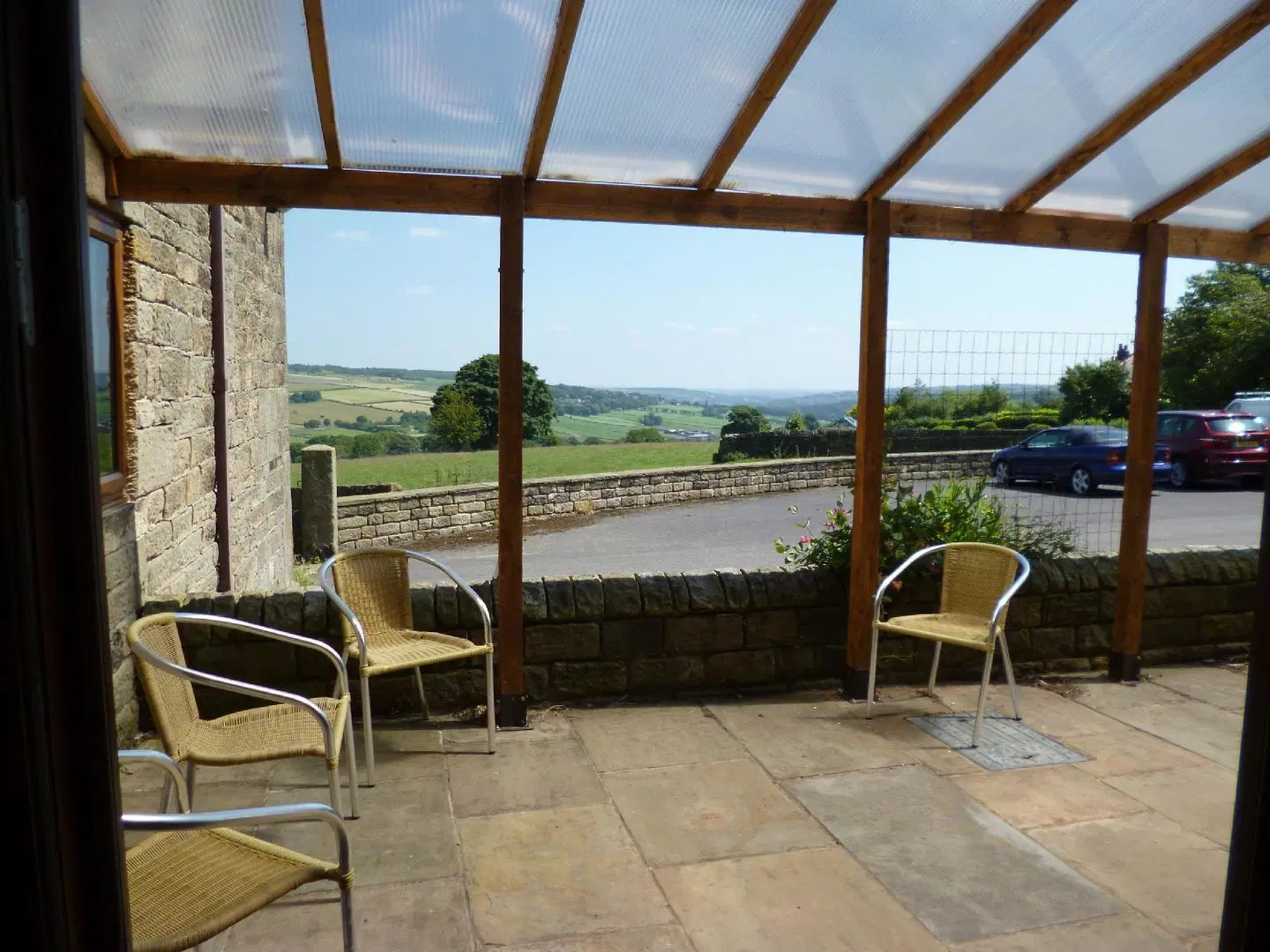 Padley Farm B&B Terrasse