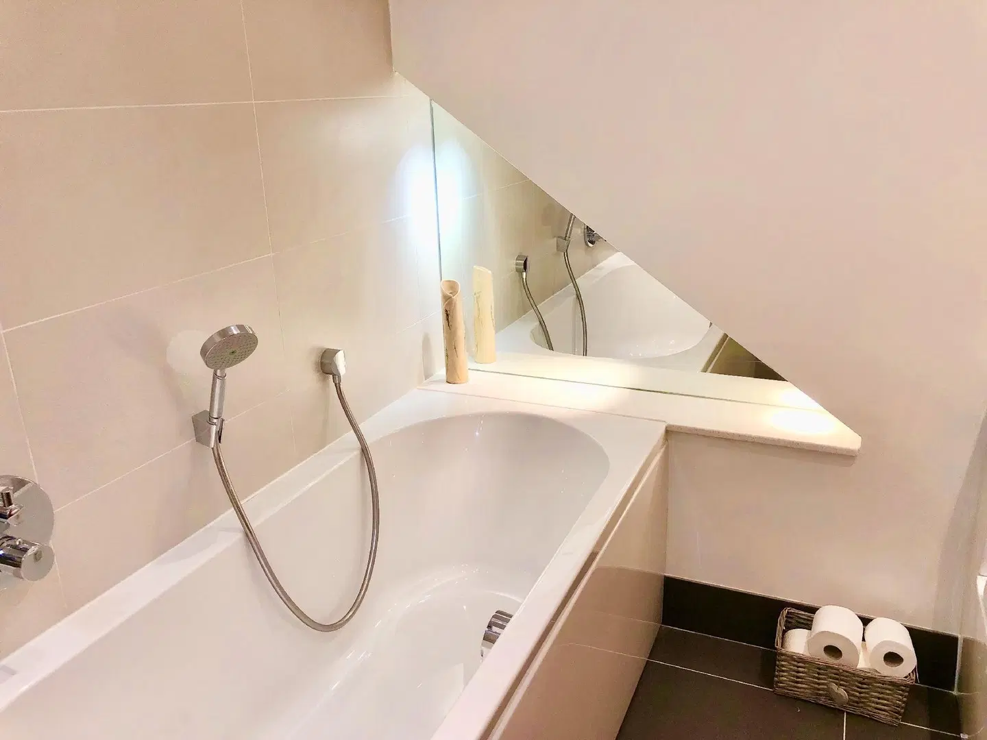 Laurels Badezimmer