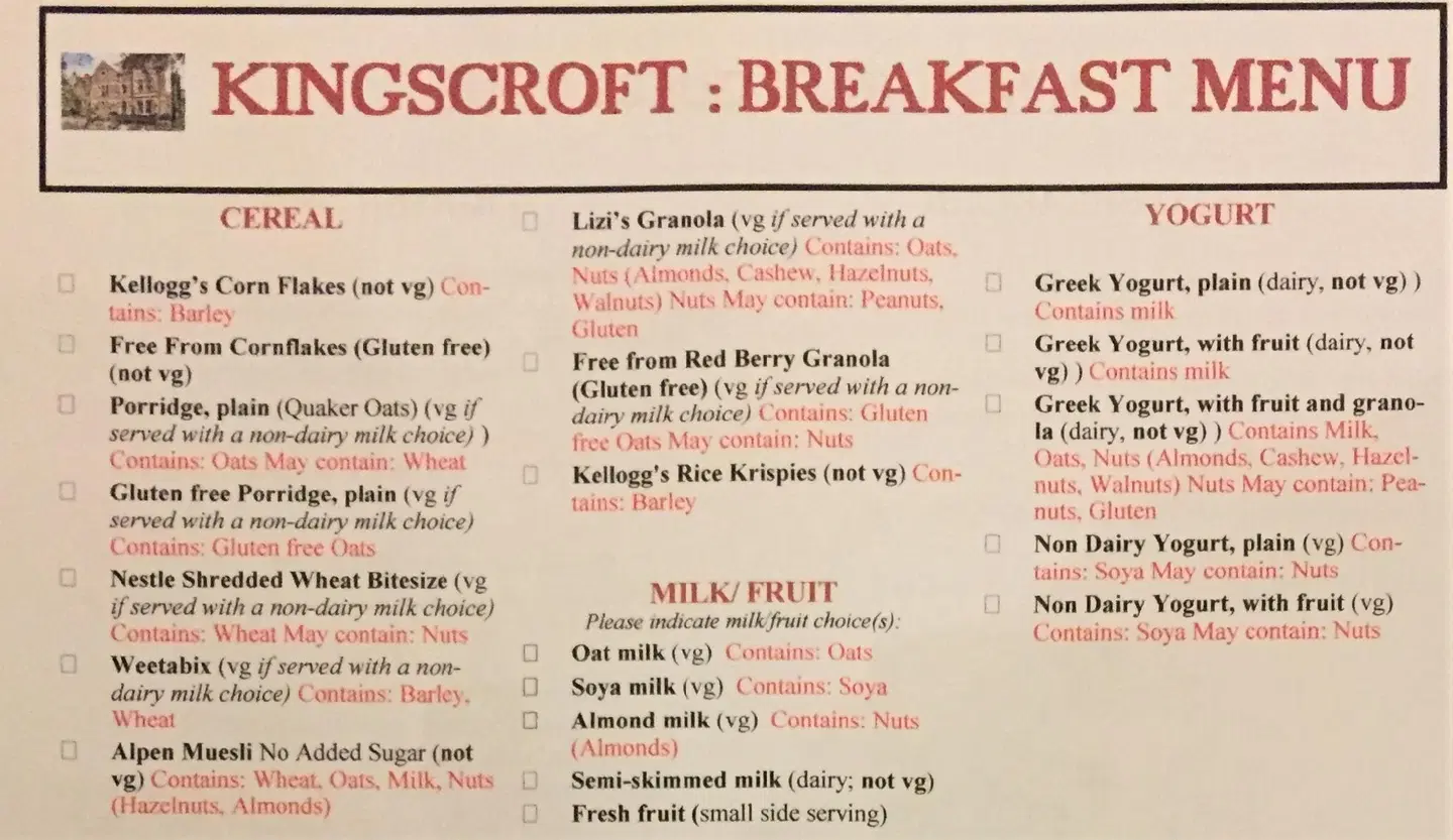 Kingscroft Landkarte