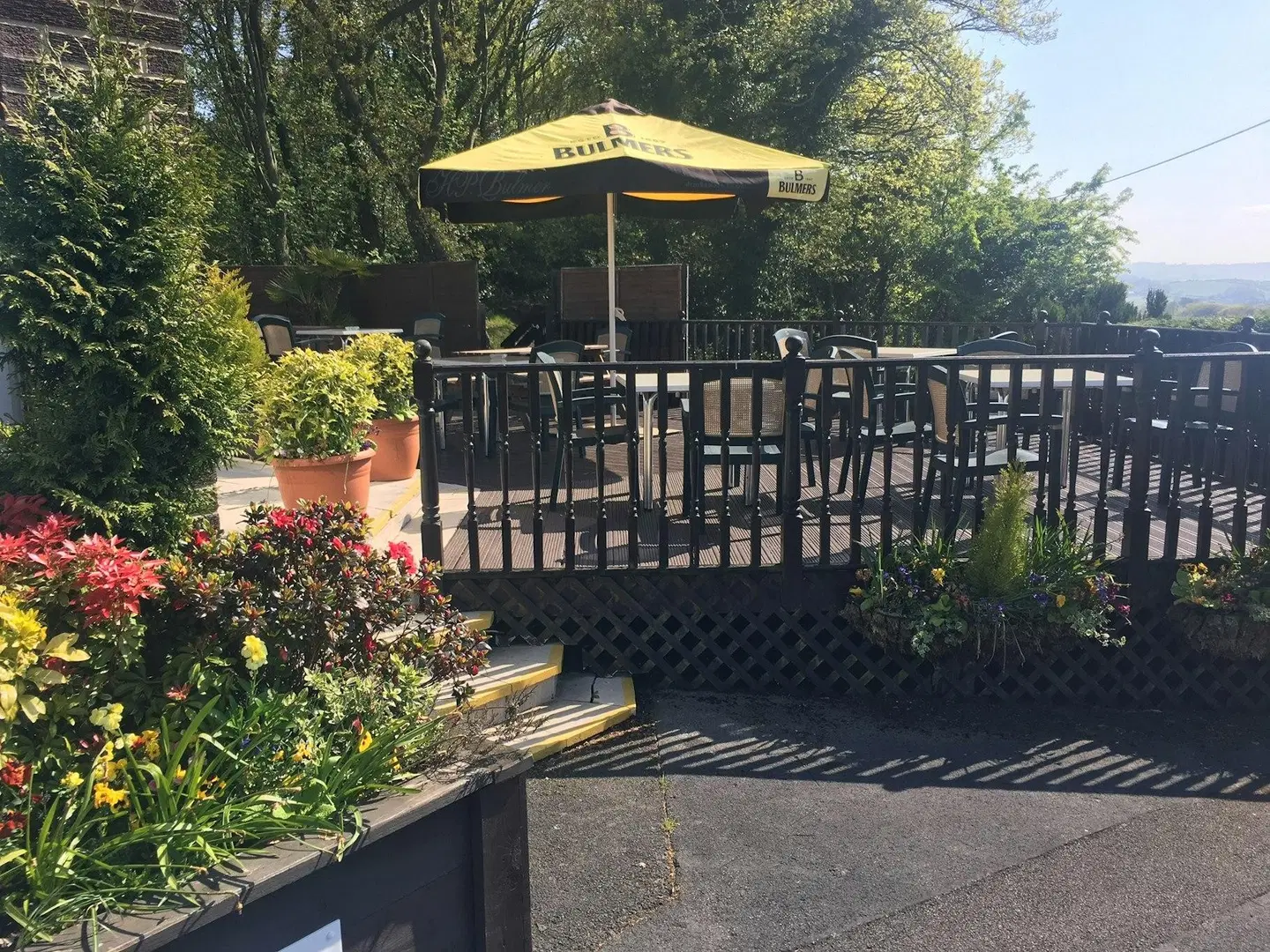 The Beamish Park Hotel Terrasse