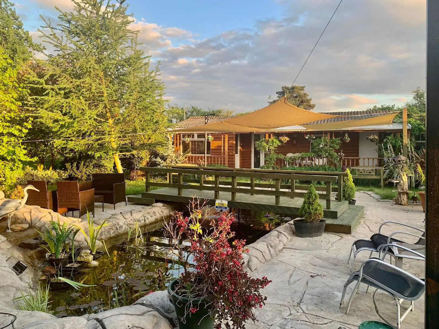 Woodpaddock Bed & Breakfast Terrasse