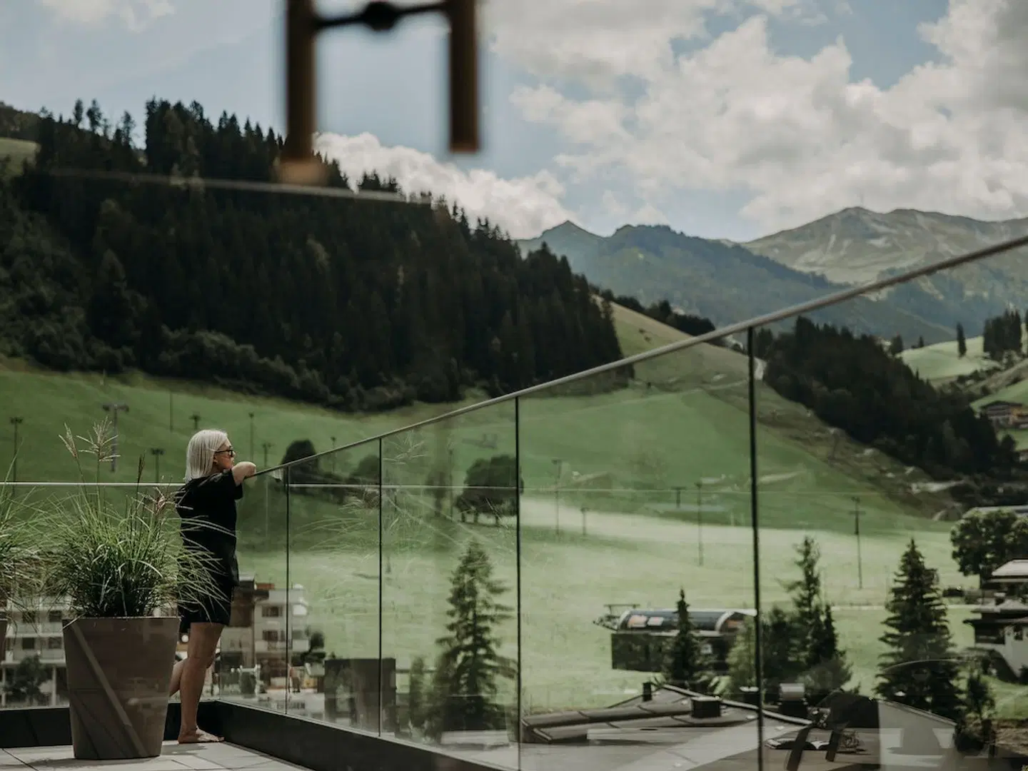 THE VIEW Saalbach Terrasse