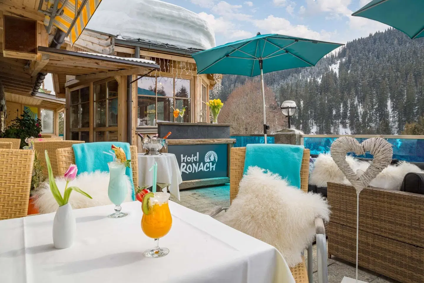Berghotel Ronach Terrasse