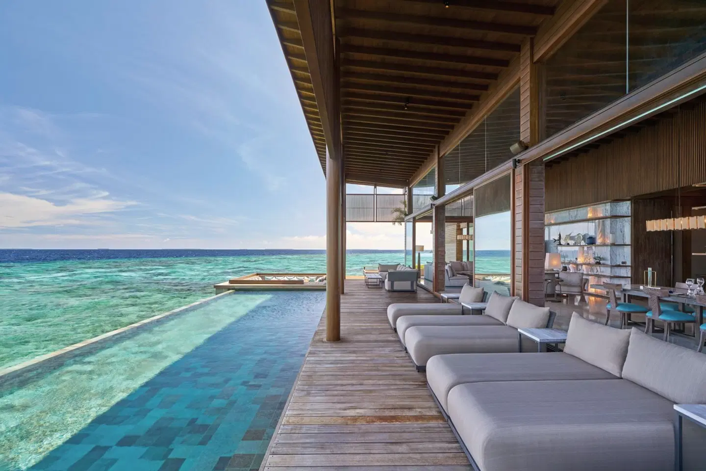 Park Hyatt Maldives Hadahaa Terrasse