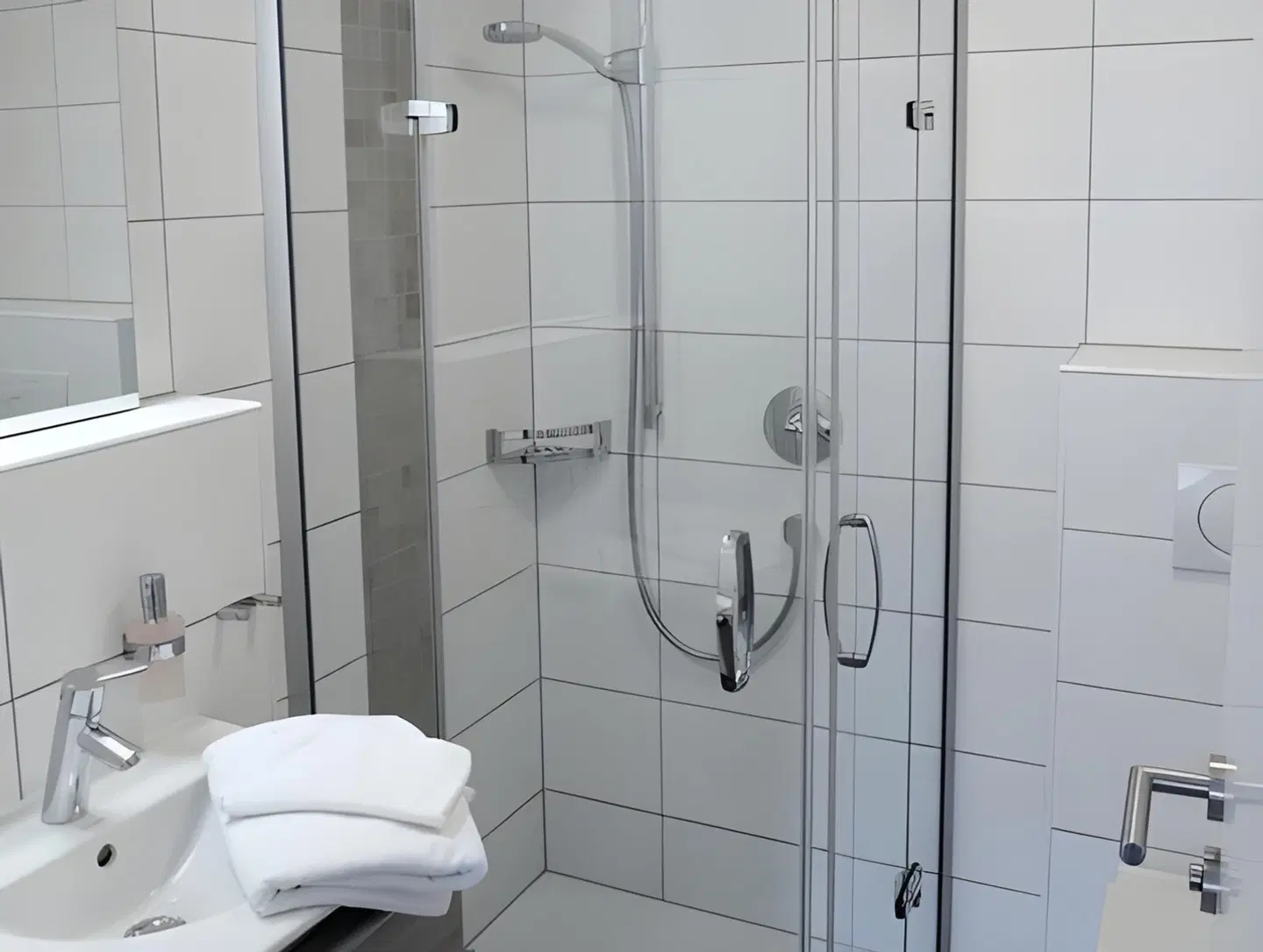 Pension Typisch Naumburg Badezimmer