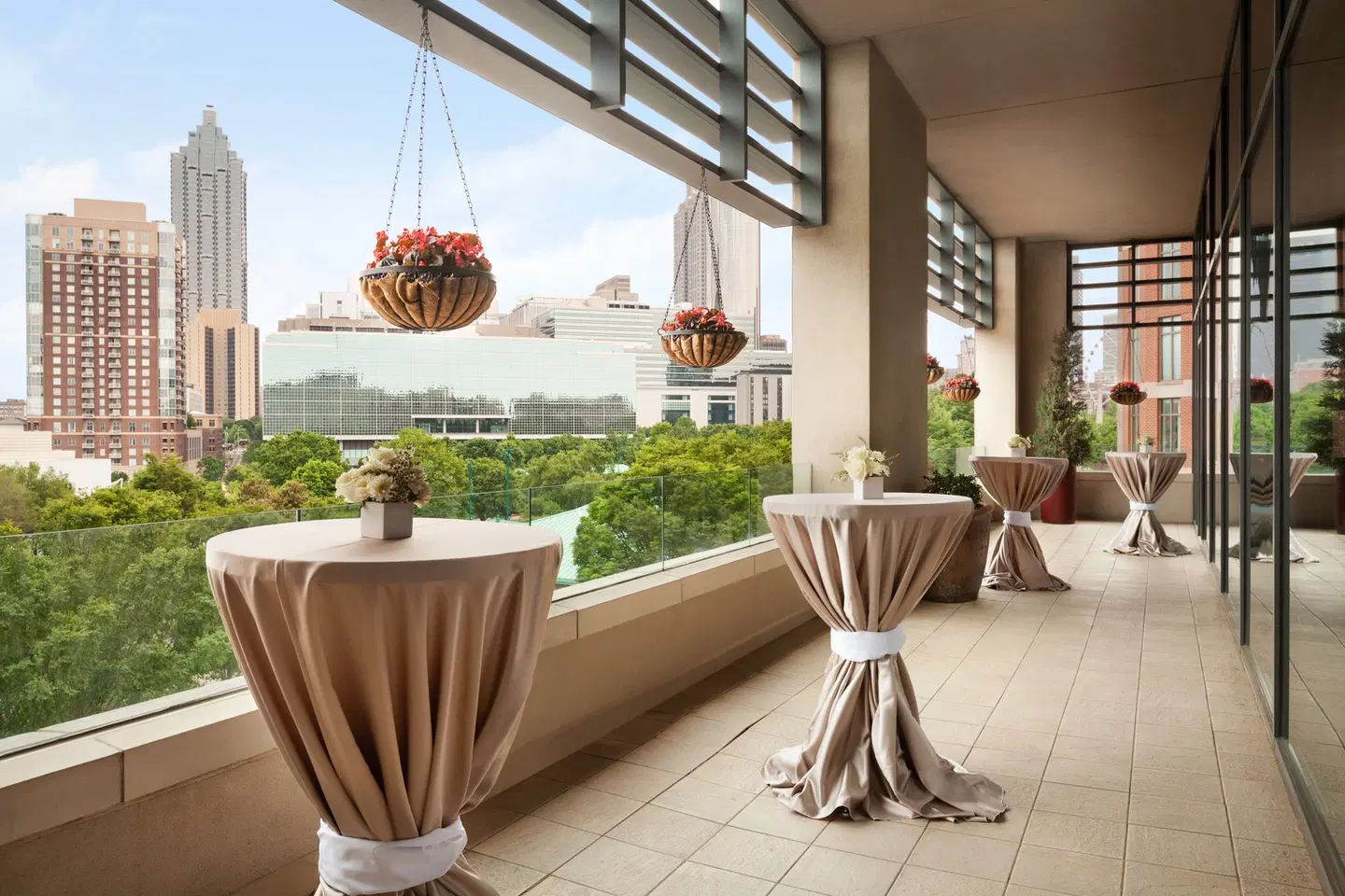 Hilton Garden Inn Atlanta Downtown Terrasse
