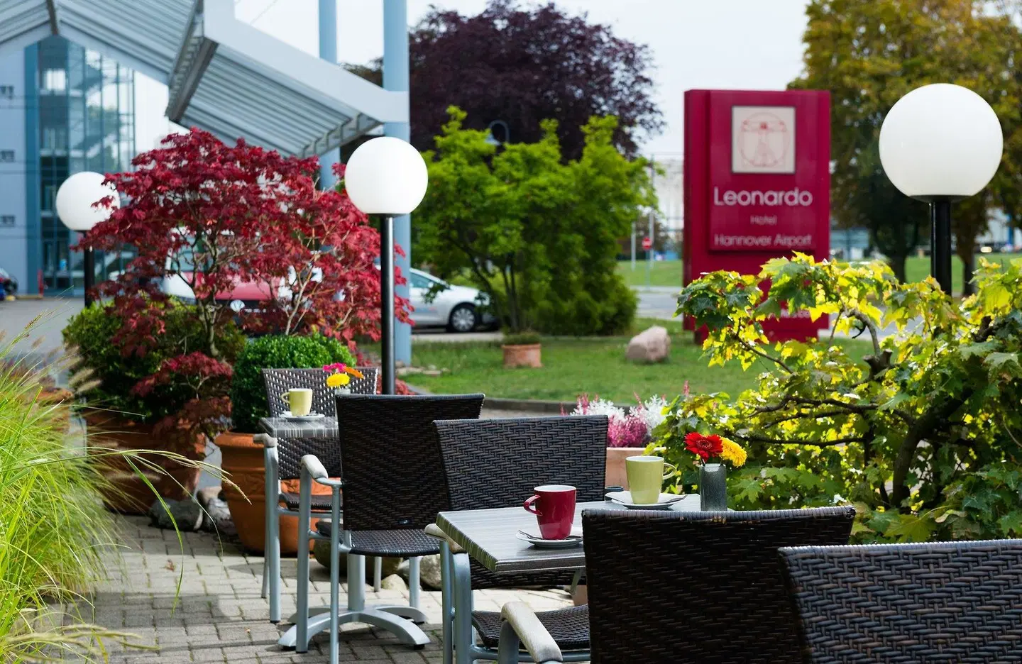Leonardo Hotel Hannover Airport Terrasse