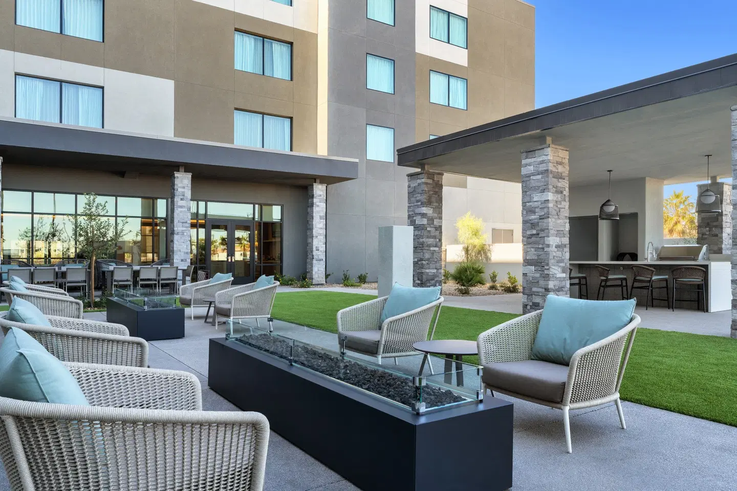 Homewood Suites By Hilton North Las Vegas Speedway Terrasse