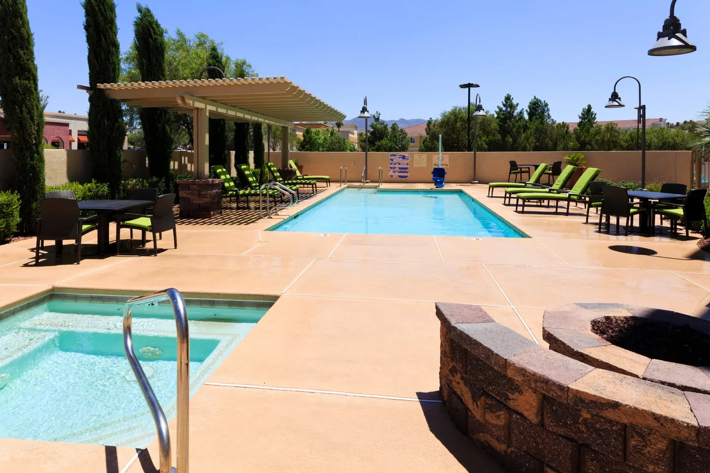 Hampton Inn & Suites Las Vegas South Terrasse