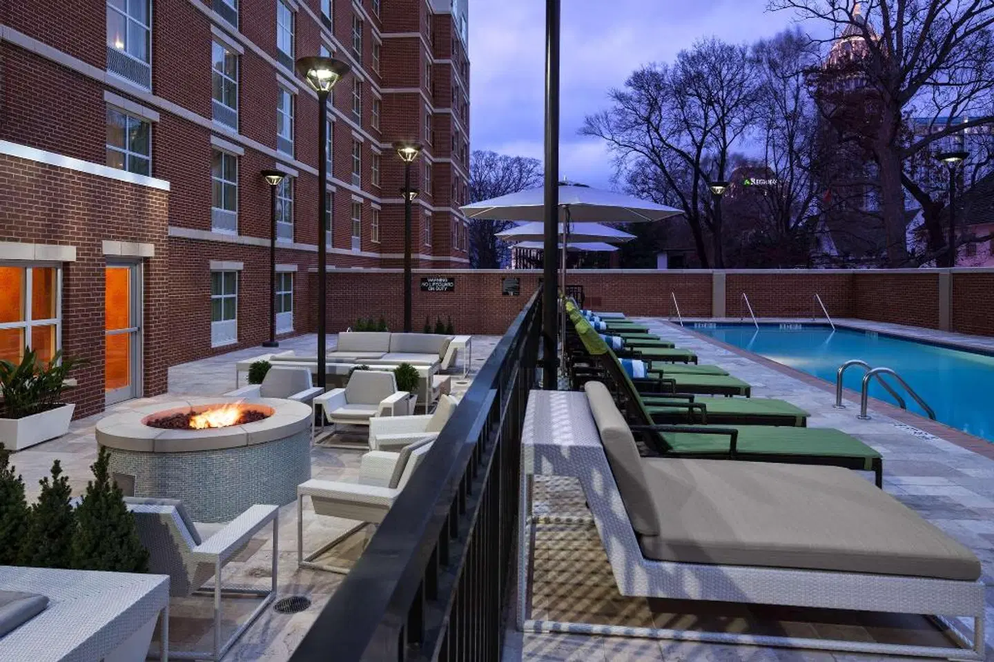 Hilton Garden Inn Atlanta Midtown Terrasse