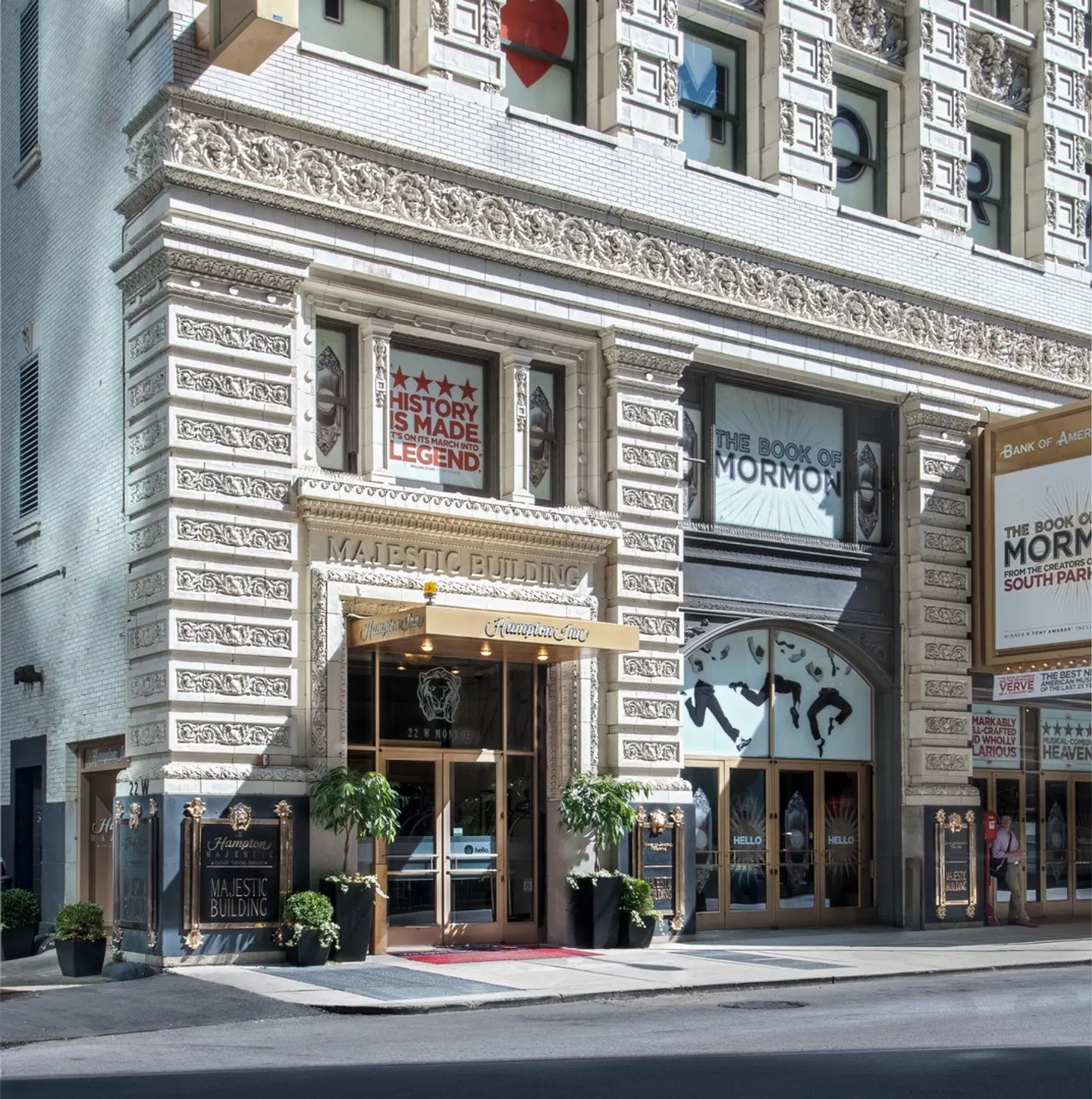 Hampton Inn Majestic Chicago Theatre District EXTERIOR