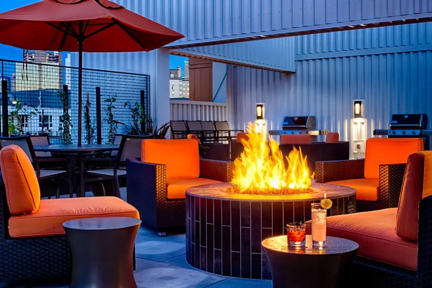 Hyatt House Seattle Downtown Terrasse