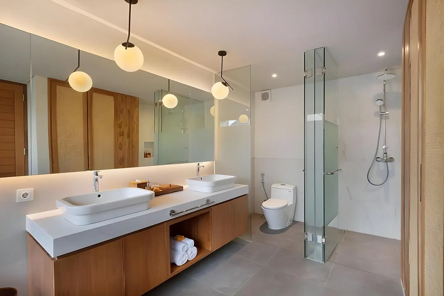 Teratai Villa Canggu by Ini Vie Hospitality Badezimmer