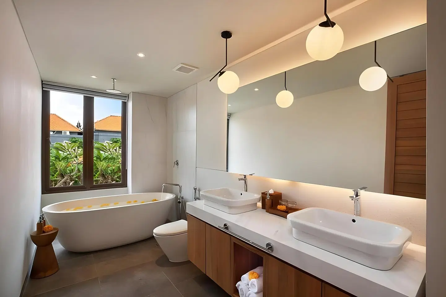 Teratai Villa Canggu by Ini Vie Hospitality Badezimmer