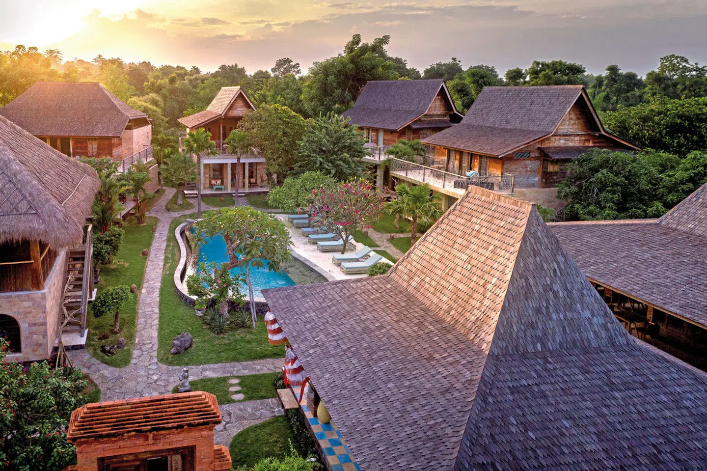 Sun Suko Boutique Retreat Terrasse