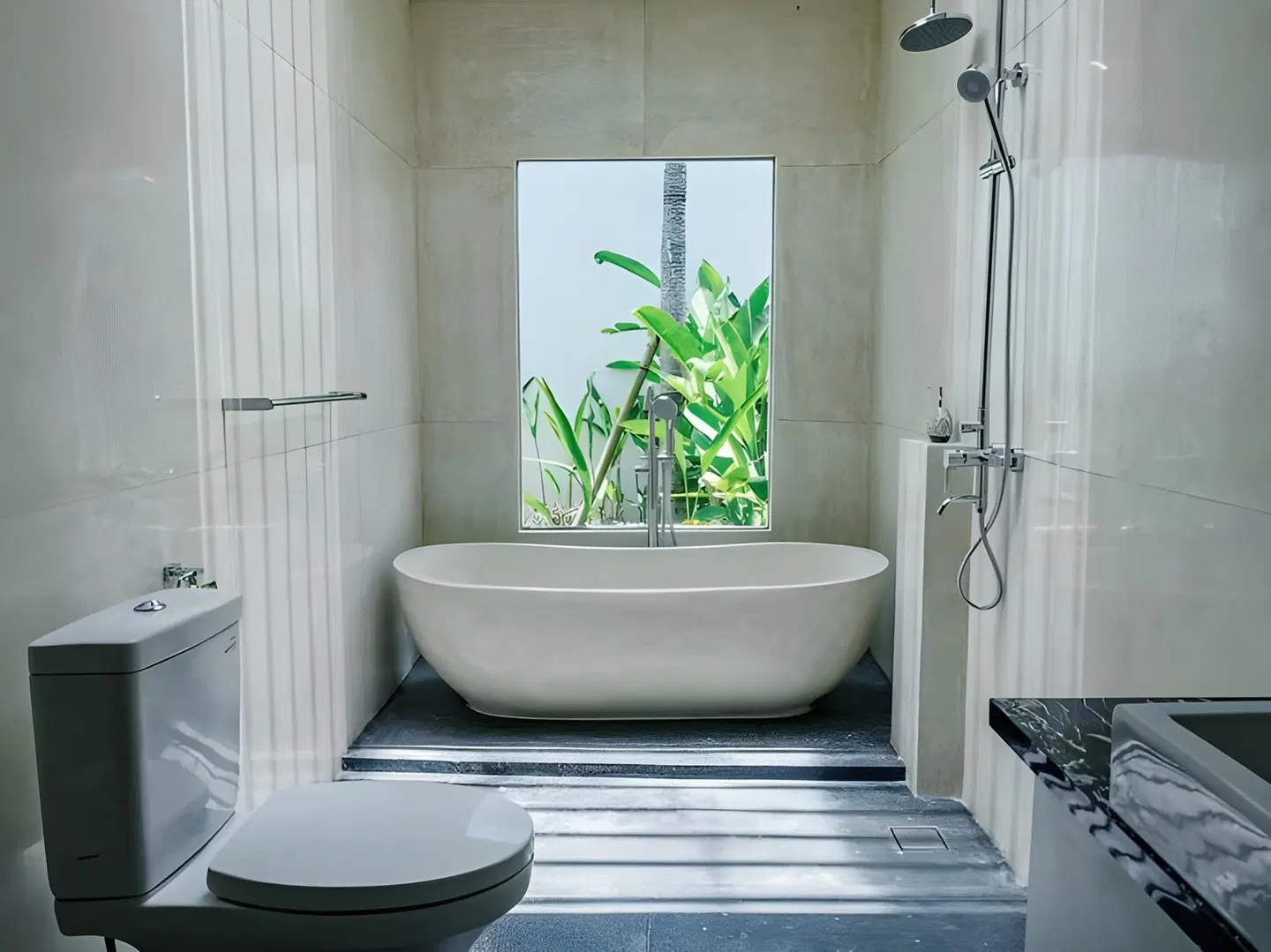 The Tempekan Heritage Badezimmer
