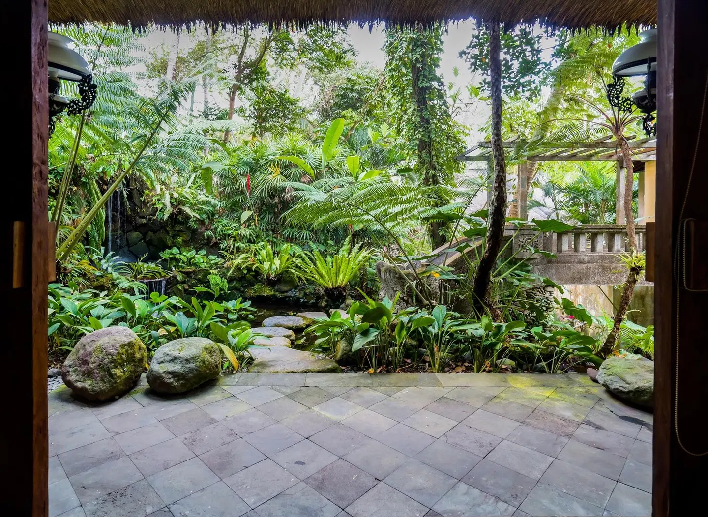 Villa Beji Indah Garten